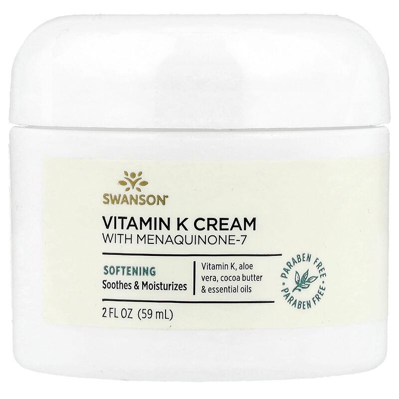 Vitamin K Cream with Menaquinone-7, 2 fl oz (59 ml)