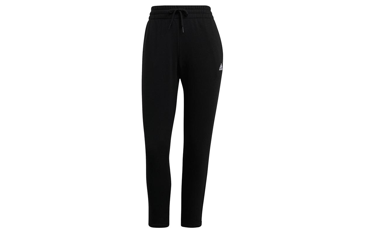 Adidas Knitted Sweatpants Women s Black Moderate Tapered Pants GM5626 L