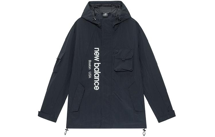 New Balance Jackets Men s Black Hooded Moderate Other AMJ13392-BK M