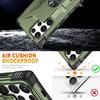 For Samsung Galaxy S22 S23 S24 S25 Ultra Plus A14 A34 A54 A15 5G Shockproof Heavy Duty Armor Phone Case Cover Ring Kickstand