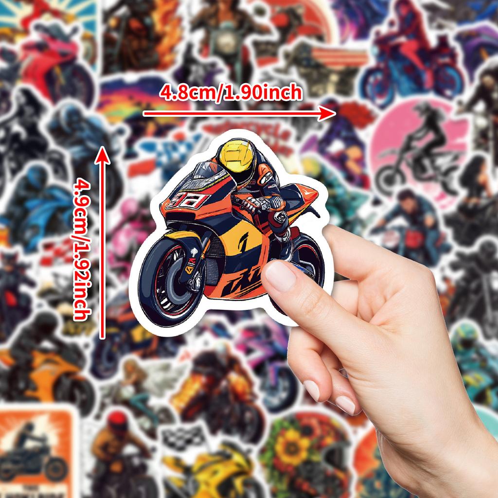 50 New Personalized Motorcycle Motorcycle Graffiti Stickers Outdoor Sports DIY Skateboard Suitcase Stickers