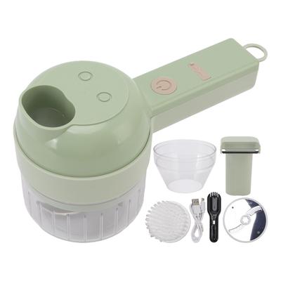 4 In 1 Electric Vegetable Cutter Mini 200ml USB Charging Handheld Wireless Food Processor for