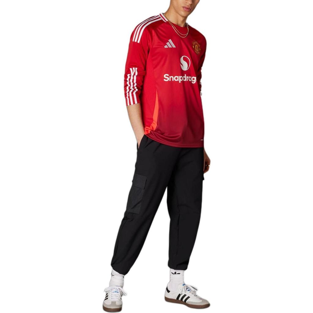 adidas Free Shipping With AdiClub Manchester United 24/25 Long Sleeve Home Jersey Unisex IT1971