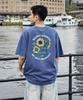 MINIMALPROJECT Sunflower Blooming Pigment Short Sleeve T-Shirt Mst184 [Lightnavy]