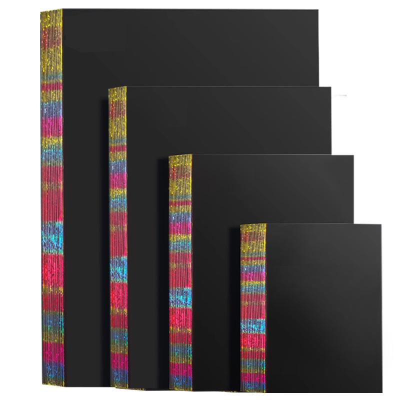 Children's Colorful Scratch Art Paper for Kindergarten & Elementary - A4, 16k, 4k, 8k Sizes