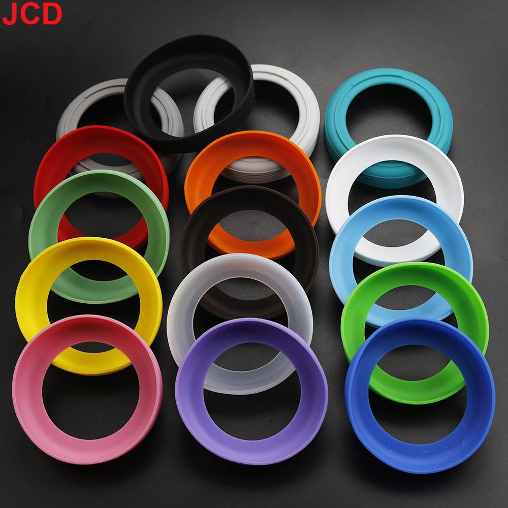 1piece 9CM 23G Colour Threaded Soft Silicone Cup Bottom Cover Wear Resistant Ring Sleeve Sheath Anti Slip Good Toughness Elastic