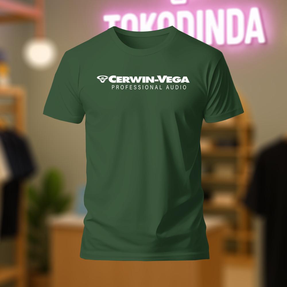 

Cerwin Vega Professional Audio Logo Mens Shirt Funny Made In USA Unisex T-Shirt S