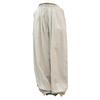 Women Casual Pants Elastic Waist Adjustable Drawstring Solid Color Wide Leg Trousers Solid Color Harem Trousers