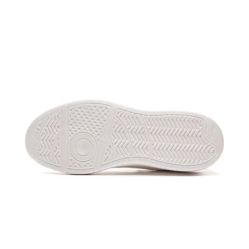 New LiNing Acer Truncatum Coverage Slip Resistant And Abrasion Resistant Low Top Skateboard Shoes Women's Mist White AGCV178-1