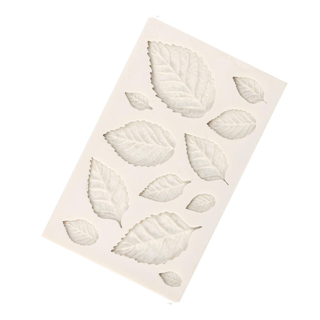3D Silicone Leaves Fondant Cake Mold Creative Chocolate Sugarcraft Mould Decorating DIY Tool
