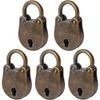 Cadeados Antigos 5 Peças Cadeados Pequenos Mini Cadeado Vintage Pequeno Com Chave - q34 - DD