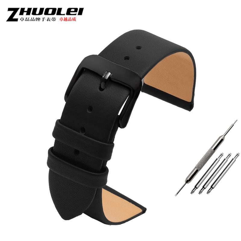 Ultra-thin soft genuine leather watchband for brand watches band 12 14 15 16 17 18 19 20mm watch strap