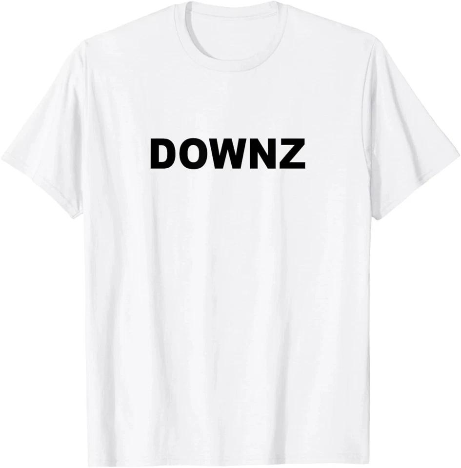 DOWNZ T-Shirt – Funny Cool Graphic Tee for Men Women Casual L