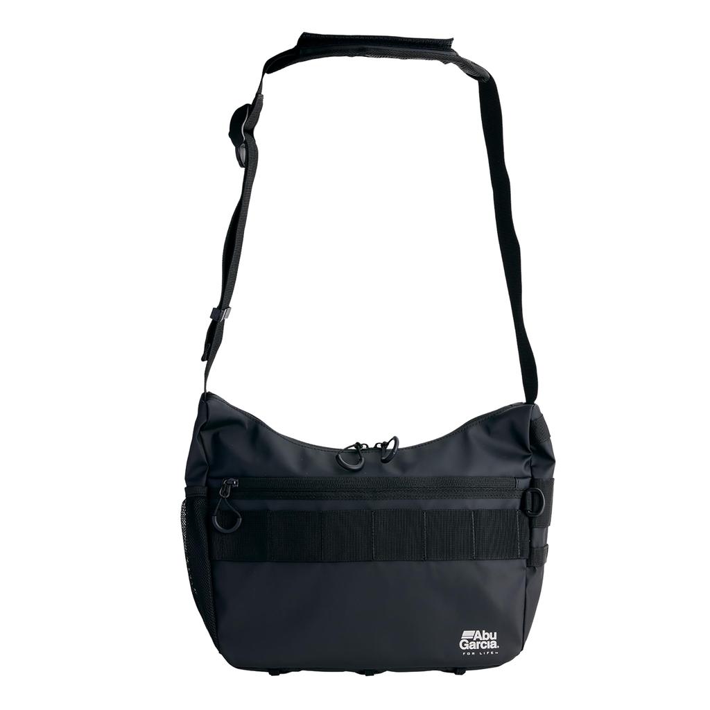 AbuGarcia Round Shoulder Bag, Coated Black