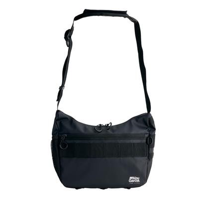AbuGarcia Runde Schultertasche, beschichtetes Schwarz