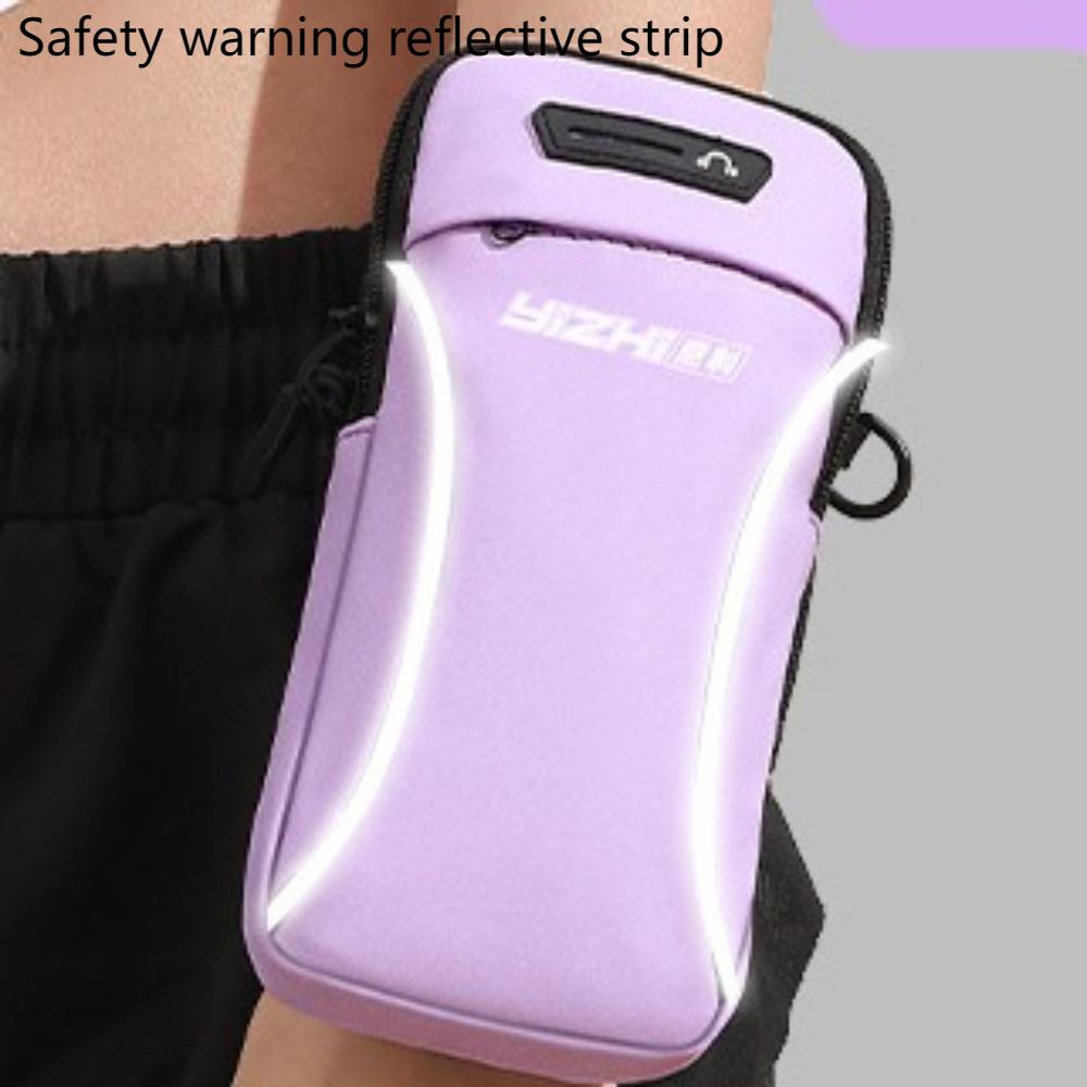 PU Running Phone Armband Reflective Cycling Phone Case Sleeve Bag Sports Arm Bag  Gym