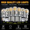 2X 1156 BA15S BAU15S P21W Led Bulbs PY21W 1157 BAY15D P21/5W T20 W21/5W W21W 7440 7443 T15 W16W Car Reverse Brake Signal Light T10 Auto Interior Lamp