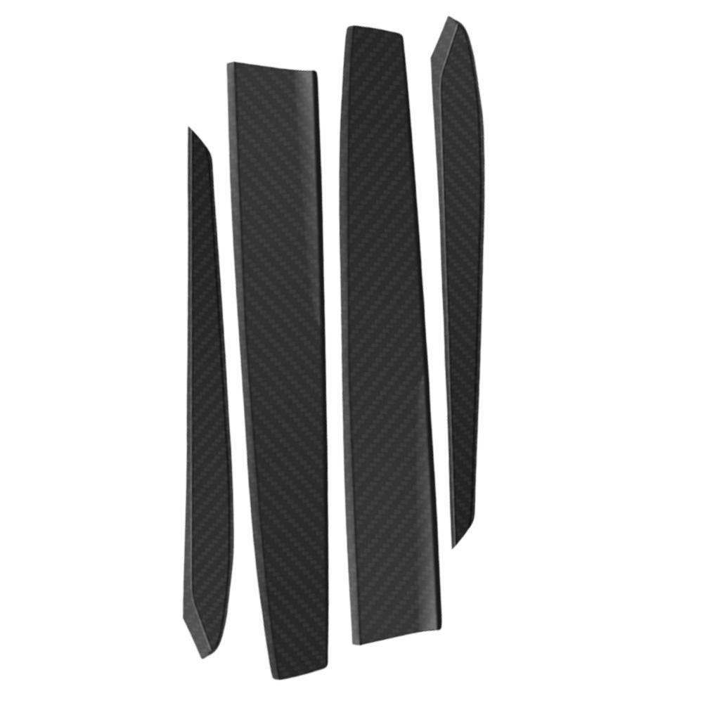 4pcs/set Interior Dashboard Door Silicone Strip Kit Car Center For Model 3/Y - Center Dashboard Door Trim Strip Sticker