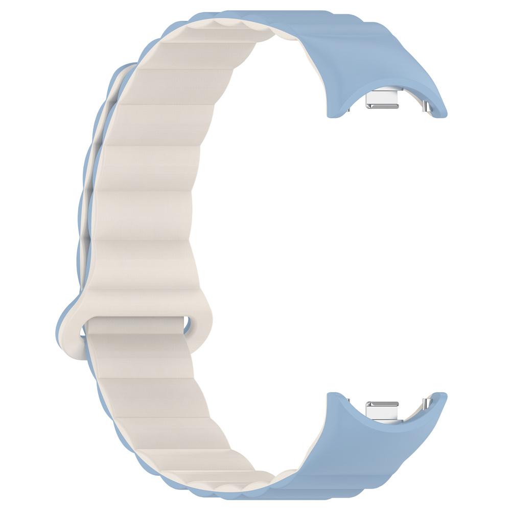 Magnetický silikonový řemínek pro Xiaomi mi band 8 Náhradní řemínek Sportovní náramek Pro Mi band 8 Řemínek Náramek Dvoubarevný řemínek