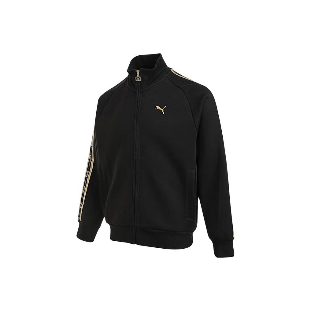 

Puma Knitted Zip-Up Stand Collar Long Sleeve Jacket Men Jackets 635854-01 L