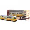 Classic Train Tram Diecast Pull Back Model with LED Music Developmental Kids Toy