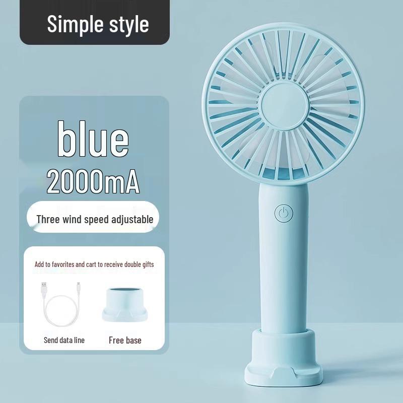 

Портативний акумуляторний міні-вентилятор USB - Тихий ручний настільний вентилятор для гуртожитку або офісу 75mm