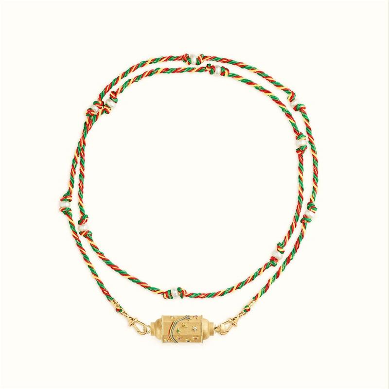 Bunte Tarotkarten-Halskette Design Stern Auge Anhänger Vergoldet Farberhaltung