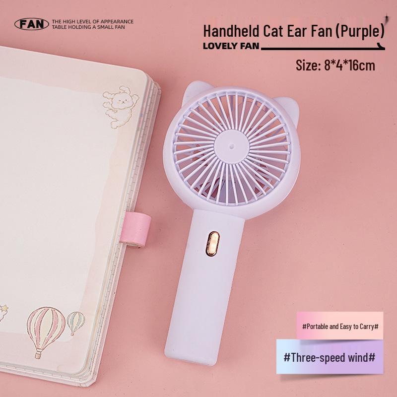 

High-Speed USB Portable Handheld Fan with 120-Speed Digital Display - Ideal for Outdoor, Household, and Desktop Use USB