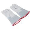 1 Pair 36cm Antifreeze Gloves Thickened Cowhide Low Temperature Protective Gloves for Liquid Nitroge