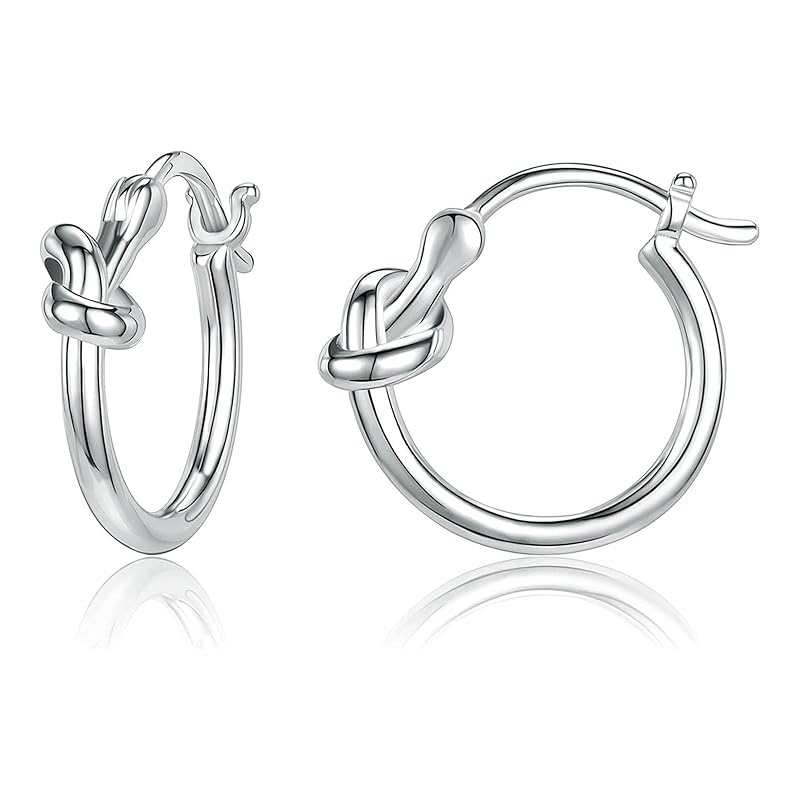 

hoop earrings silver 925 ring earrings ladies simple men s unisex jewelry earrings accessories metal allergy birthday Entrance ceremony present