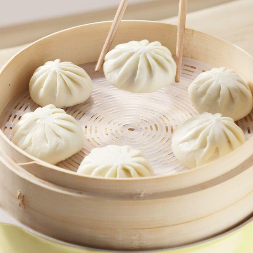Non-Stick Steamer Pad Heat-resistant Steamer Liner Round Dim Sum Paper  Stuffed Bun