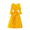 Design Three-Dimensional Ruffles Niche Style Exquisite Dress