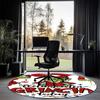 Grinch Printed Round Rug Carpet Chair Rug Area Rug Entryway Doormats,for Office Chair Living Room Bedroom Kitchen Room.