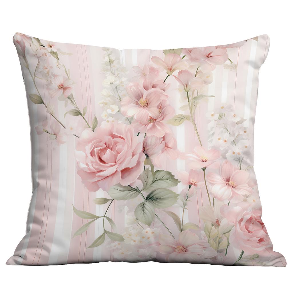 Ny Akvarell Pastoral Blommig Kuddfodral Hem Vardagsrum Soffa Kudde Kuddfodral Premium Hållbar Kvalitet
