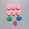 6 Holes Cartoon Small Fish Silicone Cake Mold Handmade Soap Mold Diy Chocolate Pudding Jelly Fondant Baking Cake Decorating Tool