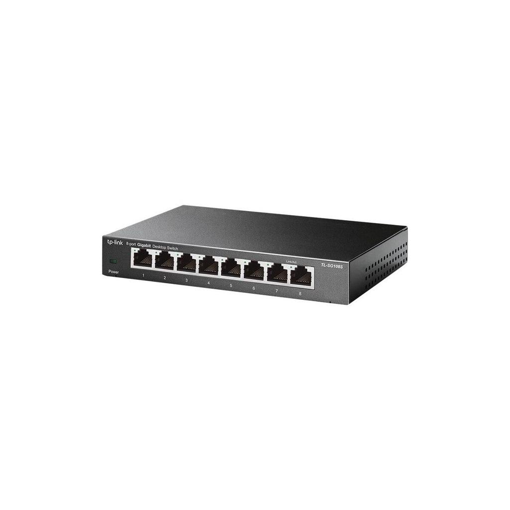 TP-Link TL-SG108S 8-Port Gigabit Ethernet Switch Black