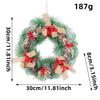 30cm Xmas Wreath, New Arrival Christmas Wreath for Home Decor, Christmas Garland for Front Door Decor, Artificial Flowers, New Year's Decor Garland