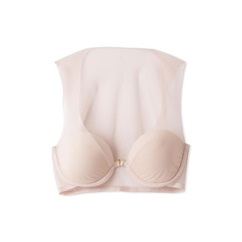 

Lily Brown Sheer Single Item Size Lingerie, Front-Hooked, (PB-Pink Beige, M)