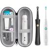 Shockproof & Waterproof Electric Toothbrush Travel Case EVA Protective Organizer For Brushes Heads Charger-1Pc Large Capacity