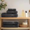 VidaXL Premium Washcloths SOLUND 2 Pieces Anthracite 30 X 30 Cm 600 G/m² 137148