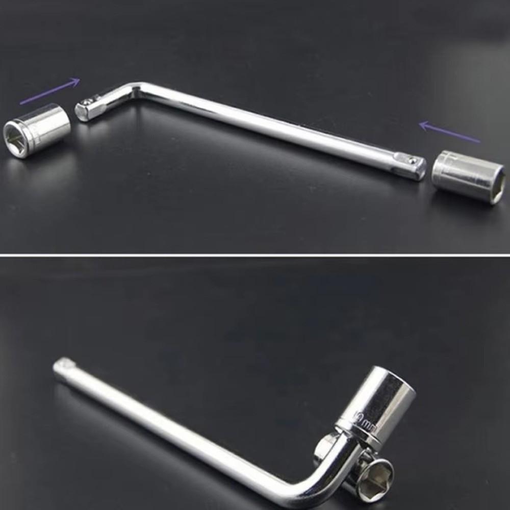 10pcs Lug Nut Wrench Repairing Tool Set Change Pry Bar Socket Spanner Tool  Motorcycle Repair