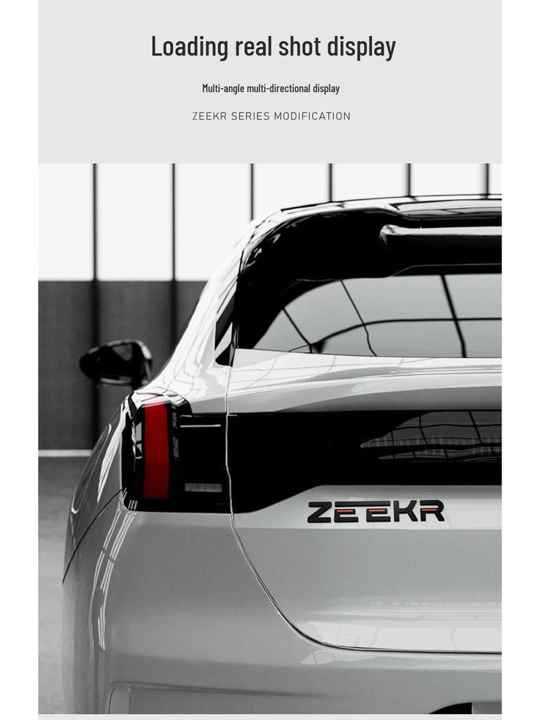 Černý válečník Autoemblém pro modely Zeekr 007GT/001/7X/009/007