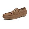 Women's Loafers Cow Suede Square Toe Flat Shoes for Women Large Size Shallow Mouth Soft Sole Female Moccasins