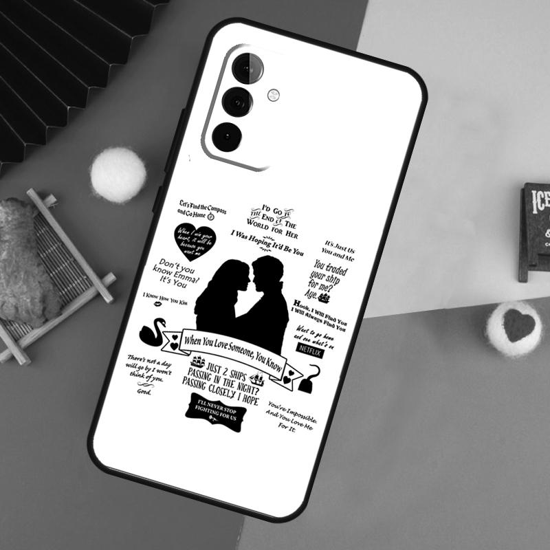 Captain Swan Once Upon A Time Cover For Samsung Galaxy A15 A25 A35 A55 A52 A32 A12 A14 A34 A54 A51 A71 A53 A33 A13 Case
