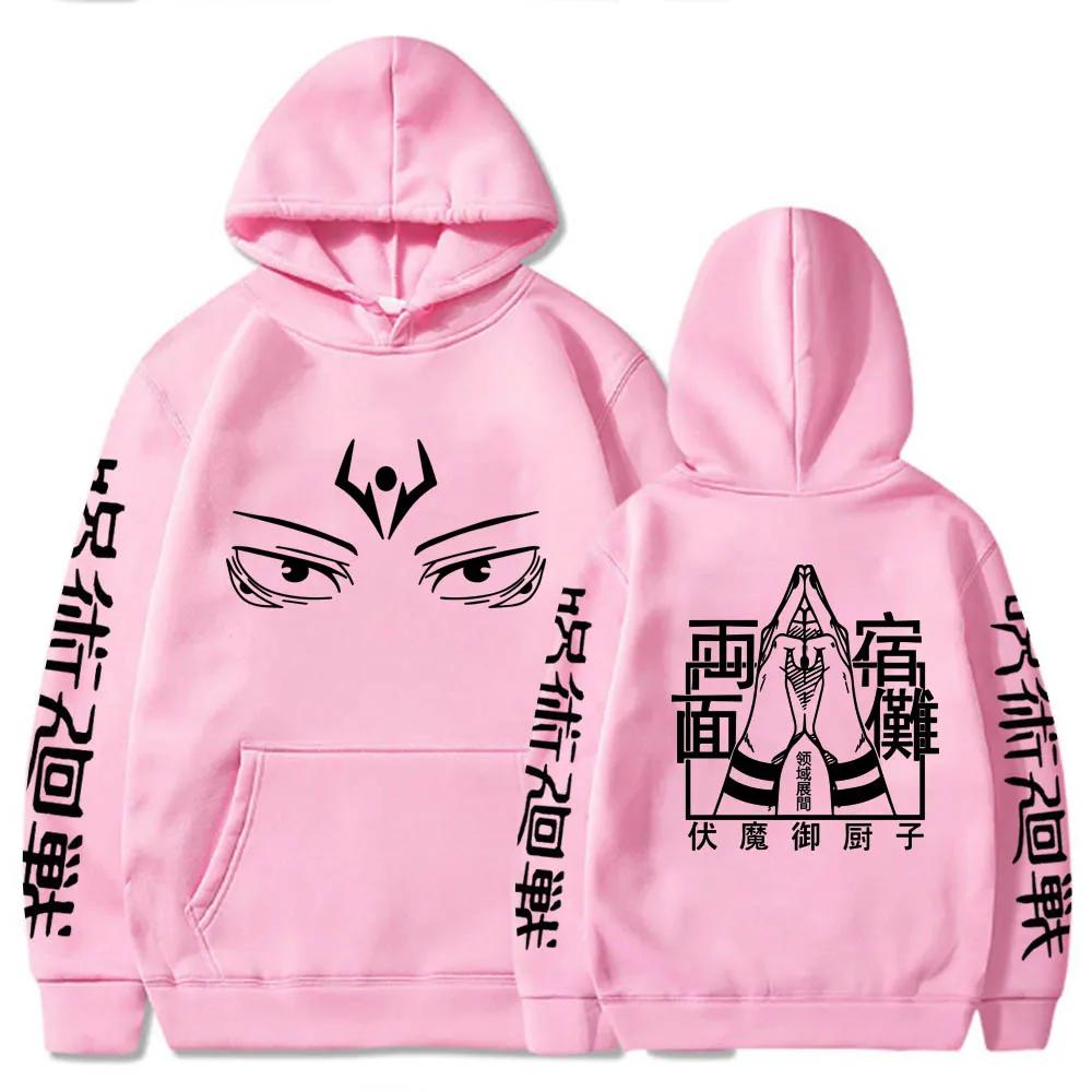 Hot Anime Jujutsu Kaisen Ryomen Sukuna Printed Hooded Men Women Prevalent Hoodies High Quality Sweatshirt Harajuku Streetwear