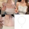 Chic Unique And Doublelayer Heart Necklace Womens Ideal Fashion