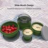Silicone Folding Kettle, Camping Boiling Water Pot, Leak Proof Tea Coffee Cup and Mug, Heat Resistant Tableware for Outdoor
