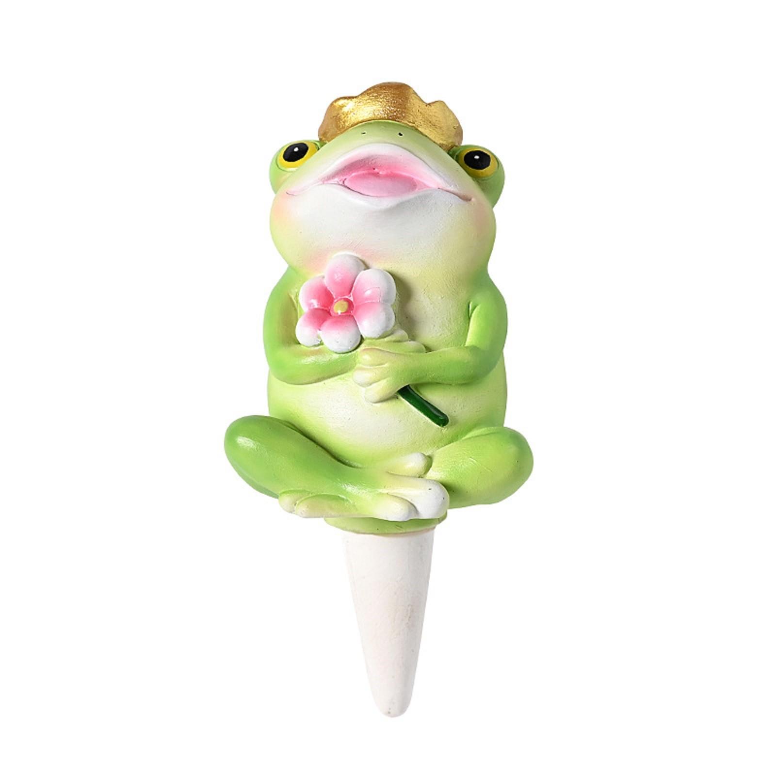 

Смола Ручная работа Лягушки Панды Ленивая Автоматическая Поилка Устройство для подачи Двор Украшение Вставной Орнамент One Size