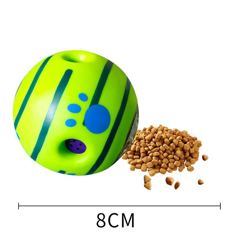 Interactive Dog Toy Balls: Chewable, Boredom-Busting Food Hiders with Sound Effects