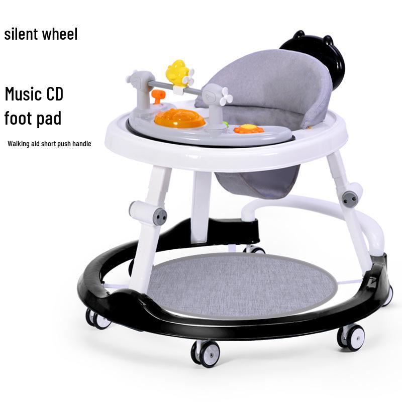 Multi-Function Baby Walker: Anti-Fall, Anti-Rollover, U-Shaped, Suitable for Boys & Girls.